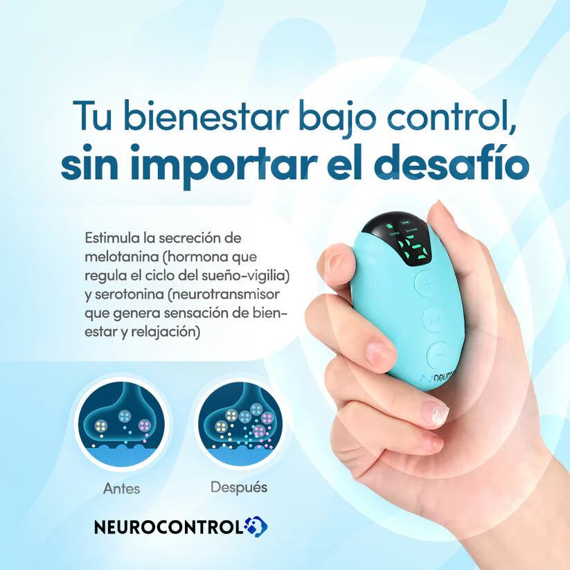 Dispositivo calmante de ansiedad e insomnio